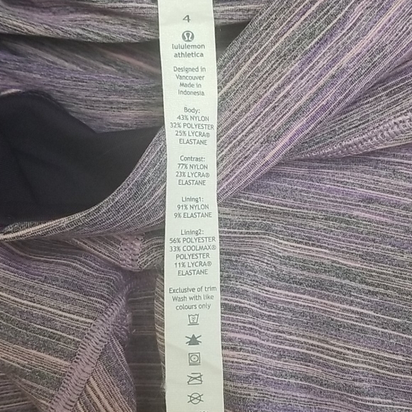Lululemon Purple Speed Tight IV Size 4 - Picture 4 of 6
